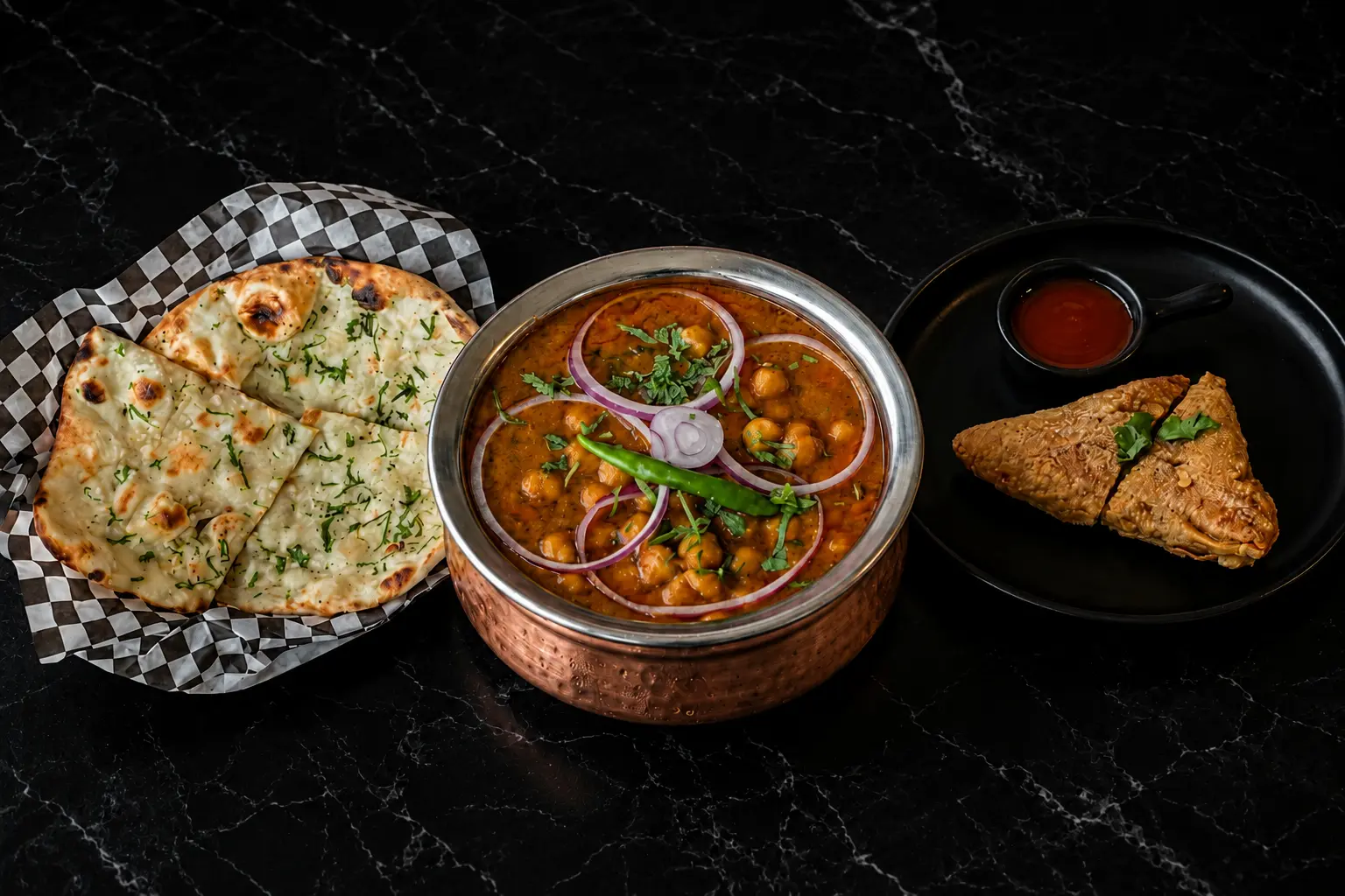 Chatkhara By Krishna's signature pure vegetarian Indian dishes in downtown Edmonton